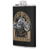 Retro Yellowstone Motorcycle Heupfles (Links)