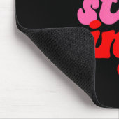 Retro Yep Still Single V Day Women Valentines Day  Muismat (Hoek)