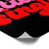 Retro Yep Still Single V Day Women Valentines Day Poster (Hoek)