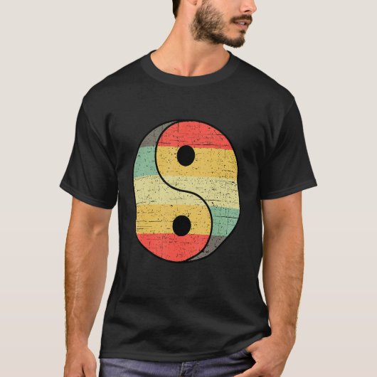 Retro Yin Yag T-shirt (Voorkant)