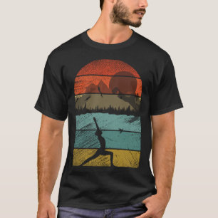 Retro yoga- en meditatiehobby grappig 3 t-shirt