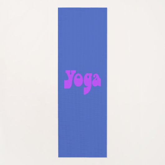Retro Yoga Shirt Yogamat (Voorkant)