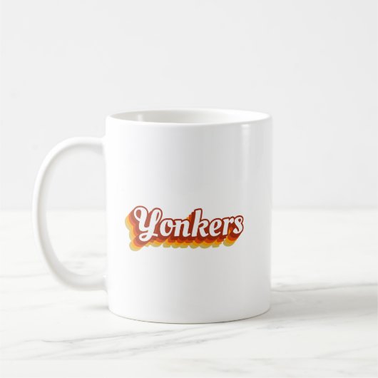 Retro Yonkers New York Coffee Mok (Links)