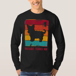 Retro Yorkshire Terrier Moeder Eigenaar Moeder Hui T-shirt