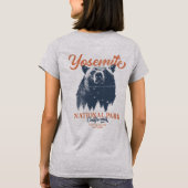 Retro Yosemite National Park California Black Beer T-shirt (Achterkant)