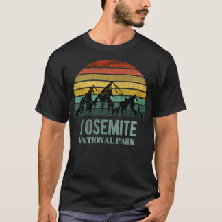 Retro Yosemite National Park Mountain Cali T-shirt