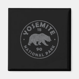 Retro Yosemite Us Nationaal Park Vintage Souvenir Magneet