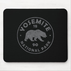 Retro Yosemite Us Nationaal Park Vintage Souvenir Muismat