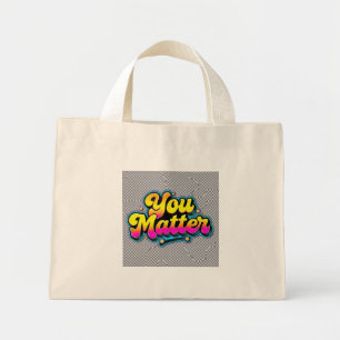 Retro You Matter Boodschappentas Cadeau voor gee Mini Tote Bag