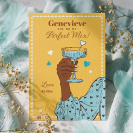 Retro You’re My Perfect Mix Valentine’s Day Card  Feestdagen Kaart