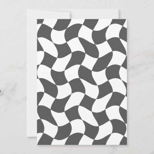 Retro Young Wild en drie verjaardagsfeestje Kaart (Achterkant)