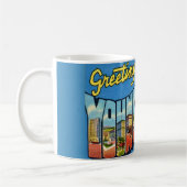 Retro Youngstown Ohio Groet  Koffiemok (Links)