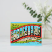 Retro Youngstown Ohio Postcard Briefkaart (Staand voorkant)