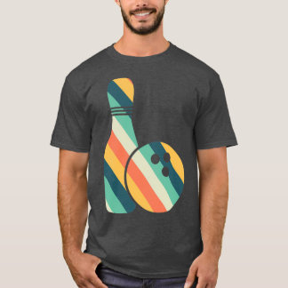 retro youthische stijl Bowling T T-shirt