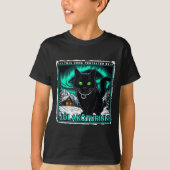 Retro Yule Cat Icelandic This Home Protected Jólak T-shirt (Voorkant)