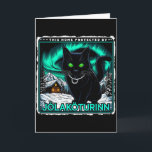 Retro Yule Cat IJslands Deze Thuis Beschermd Jólak Kaart<br><div class="desc">Retro Yule Cat IJslands Deze Thuis Beschermd Jólakötturinn</div>