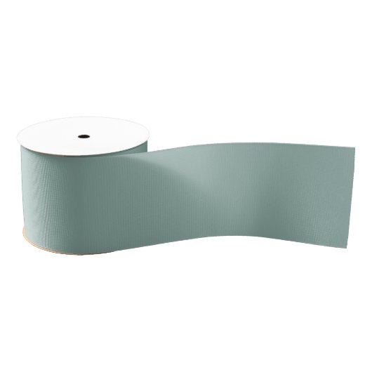 Retro Zachte Mint Design Grosgrain Lint (Spoel)