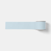 Retro Zachte Poederblauwe Ontwerp Grosgrain Lint (Voorkant)