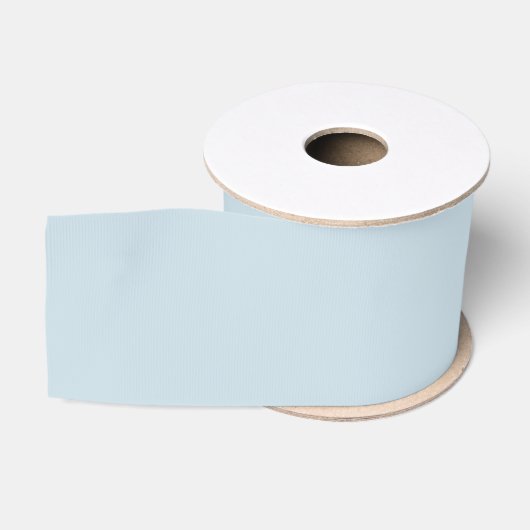 Retro Zachte Poederblauwe Ontwerp Grosgrain Lint (Spoel)
