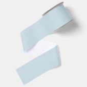 Retro Zachte Poederblauwe Ontwerp Grosgrain Lint (Achterkant)