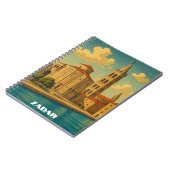 Retro Zadar Kroatië Reizen Notitieboek (Linkerzijde)