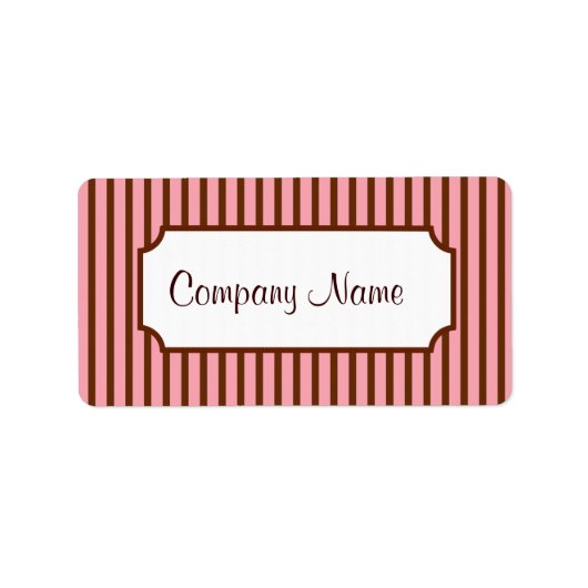 Retro Zakelijke Labels (Voorkant)
