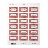 Retro Zakelijke Labels (Full Sheet)