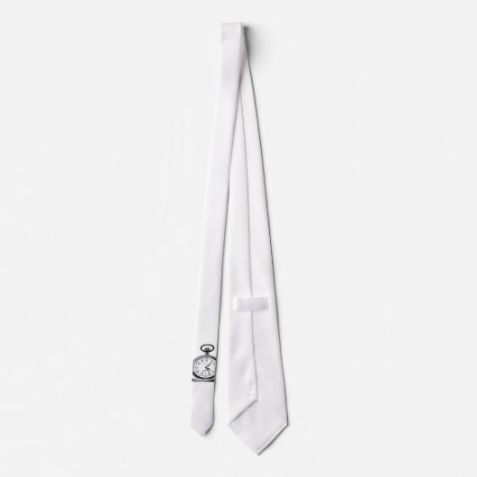 Retro Zakhorloge Cool Fab Stropdas (Achterkant)