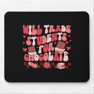 Retro zal studenten ruilen voor chocolade leraar V Muismat