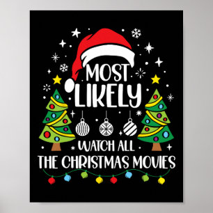 Retro zal waarschijnlijk de hele kerstfilm bekijke poster