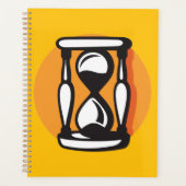 Retro zandloper minimalistische tijd planner (Voorkant)