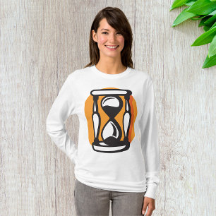 Retro zandloper timer Minimalistische tijd T-shirt