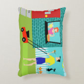 Retro zaterdagochtend Accent Pillow Decoratief Kussen (Voorkant(Verticaal))