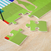 Retro zaterdagochtend Puzzle Legpuzzel (Zijkant)