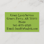 Retro Zaterdagochtend Visitekaartjes (Achterkant)