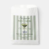 Retro Ze vond haar perfecte matcha Vrijgezellenfee Bedankzakje (Voorkant)