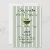 Retro Ze vond haar perfecte matcha Vrijgezellenfee Kaart (Voorkant)