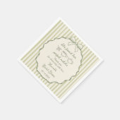 Retro Ze vond haar perfecte matcha Vrijgezellenfee Servet (Hoek)