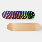 Retro Zebra 1 Skateboard (Horizontaal)