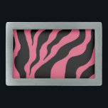Retro Zebra Print Belt Gesp Gift<br><div class="desc">Het ontwerp komt uit de oorspronkelijke kunst.</div>