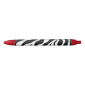 Retro Zebra Schrijfpens Geschenk Zwarte Inkt Pen (Voorkant)