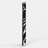 Retro zebrahuid met gouden glamour Case-Mate iPhone case (Achterkant/rechts)
