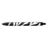 Retro zebraprint inktpennen zwarte inkt pen (Voorkant)