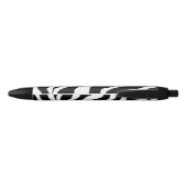 Retro zebraprint inktpennen zwarte inkt pen (Achterkant)