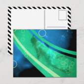 retro zee diver briefkaart (Voorkant / Achterkant)