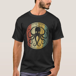 Retro Zee Monster Octopus Kraken Cthulhu T-shirt