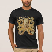 Retro Zee Odyssey:  octopus T-shirt (Voorkant)