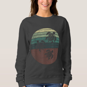 Retro Zee Turtle Trui
