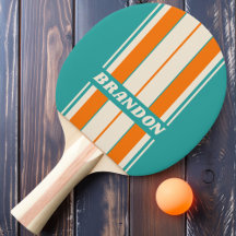 Retro Zeebries Bord Strepen met Naam