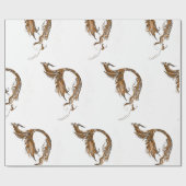 Retro Zeemeermin inpakpapier (Vlak)